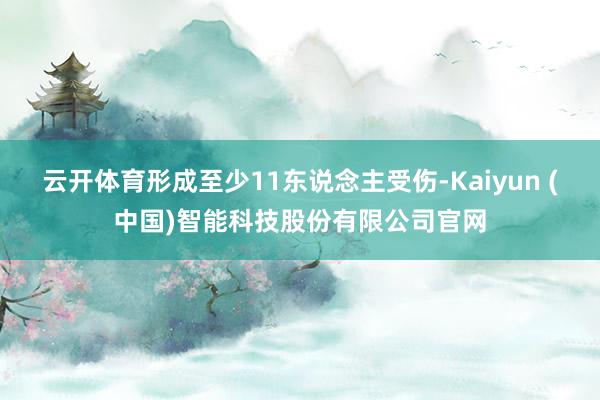 云开体育形成至少11东说念主受伤-Kaiyun (中国)智能