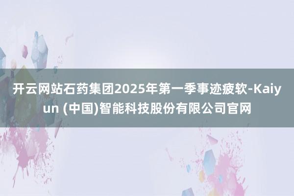 开云网站石药集团2025年第一季事迹疲软-Kaiyun (中国)智能科技股份有限公司官网